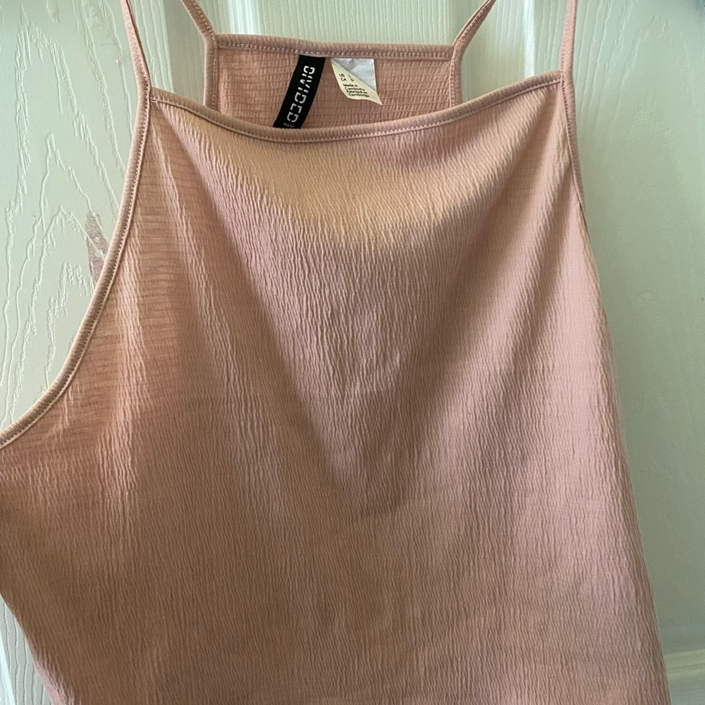 Pink crop top